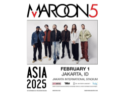 Maroon 5 Konser di JIS 1 Februari 2025, Penjualan Tiket Mulai 24 September 2024