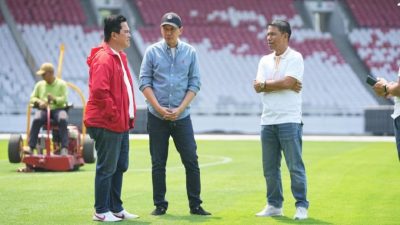 Dicek Erick Thohir, Begini Kondisi Terkini Rumput GBK