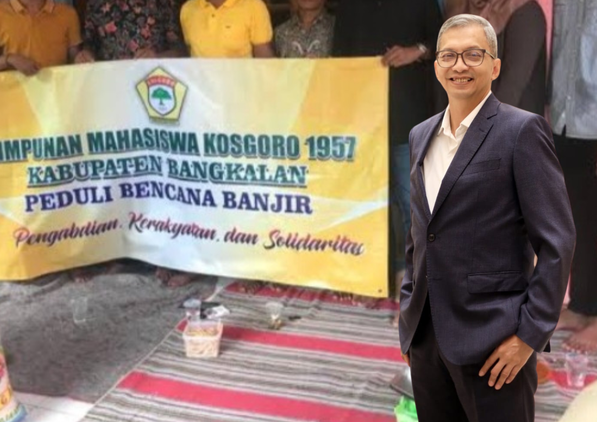 DPD HIMA Kosgoro 1957 Bangkalan Terima Bantuan Dana Pengkaderan dari Gus Teguh