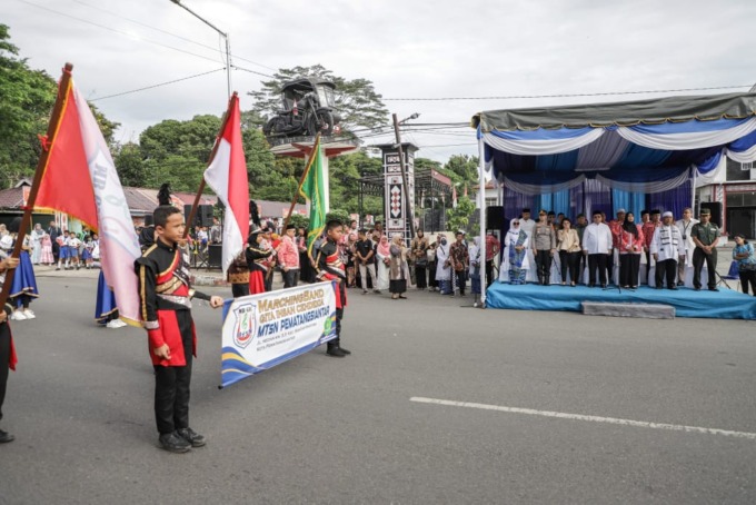 Wali Kota Resmikan Pelepasan Kontingen Pawai MTQN Siantar