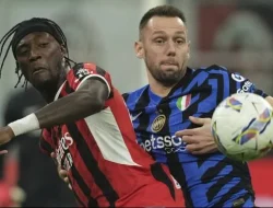 Milan vs Inter Seri 1-1 di Leg Pertama Semifinal Coppa Italia, Sisa Segalanya di Giuseppe Meazza