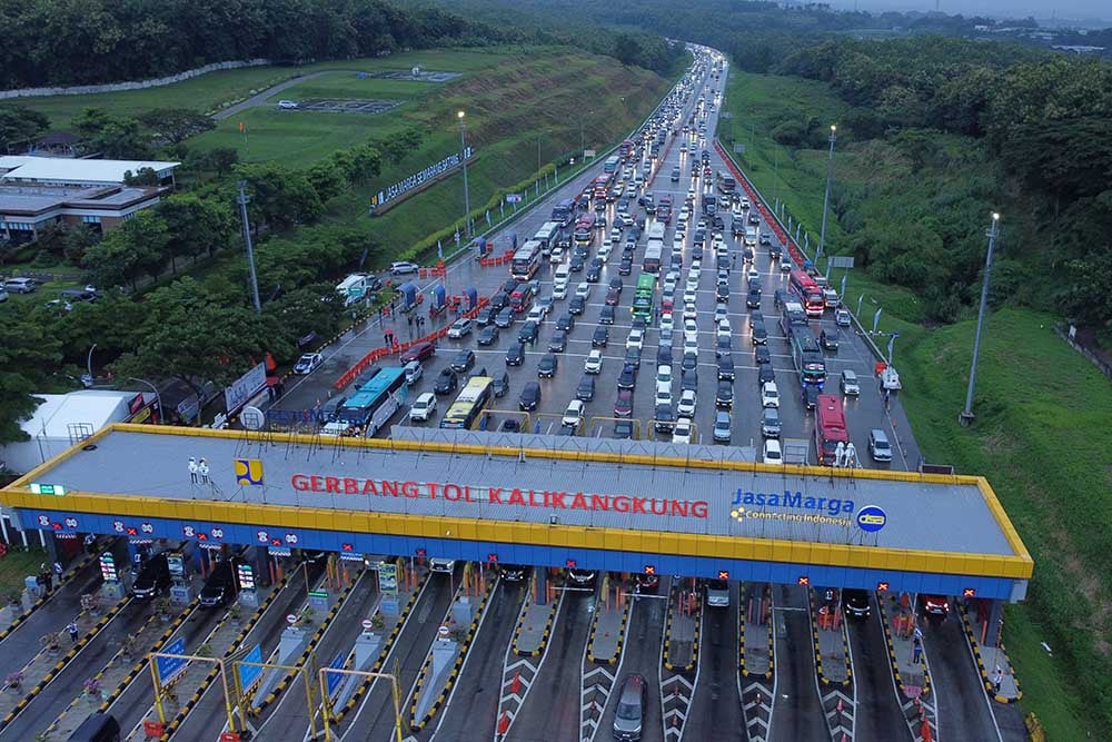 Korlantas Akhiri Implementasi Satu Arah dari KM 414 Kalikangkung hingga KM 70 Cikampek Utama
