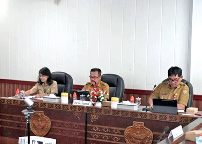 Pemprov Diskusikan Kemajuan Implementasi Revisi RTRW Provinsi
