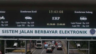Buatin Mupeng! Ini Dia Daftar Kendaraan Bebas Jalanan Berbayar ERP Jakarta