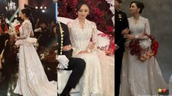 8 Gaya Elegan Gaun Pernikahan dan Rias Wajah Valerie Tifanka, Seperti Ratu!