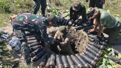 21 Civilians yang Ditugaskan untuk Musnahkan Amunisi Kuno TNI AD Dibayar Rp 150 Ribu Sehari