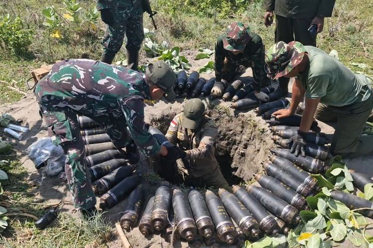 21 Civilians yang Ditugaskan untuk Musnahkan Amunisi Kuno TNI AD Dibayar Rp 150 Ribu Sehari