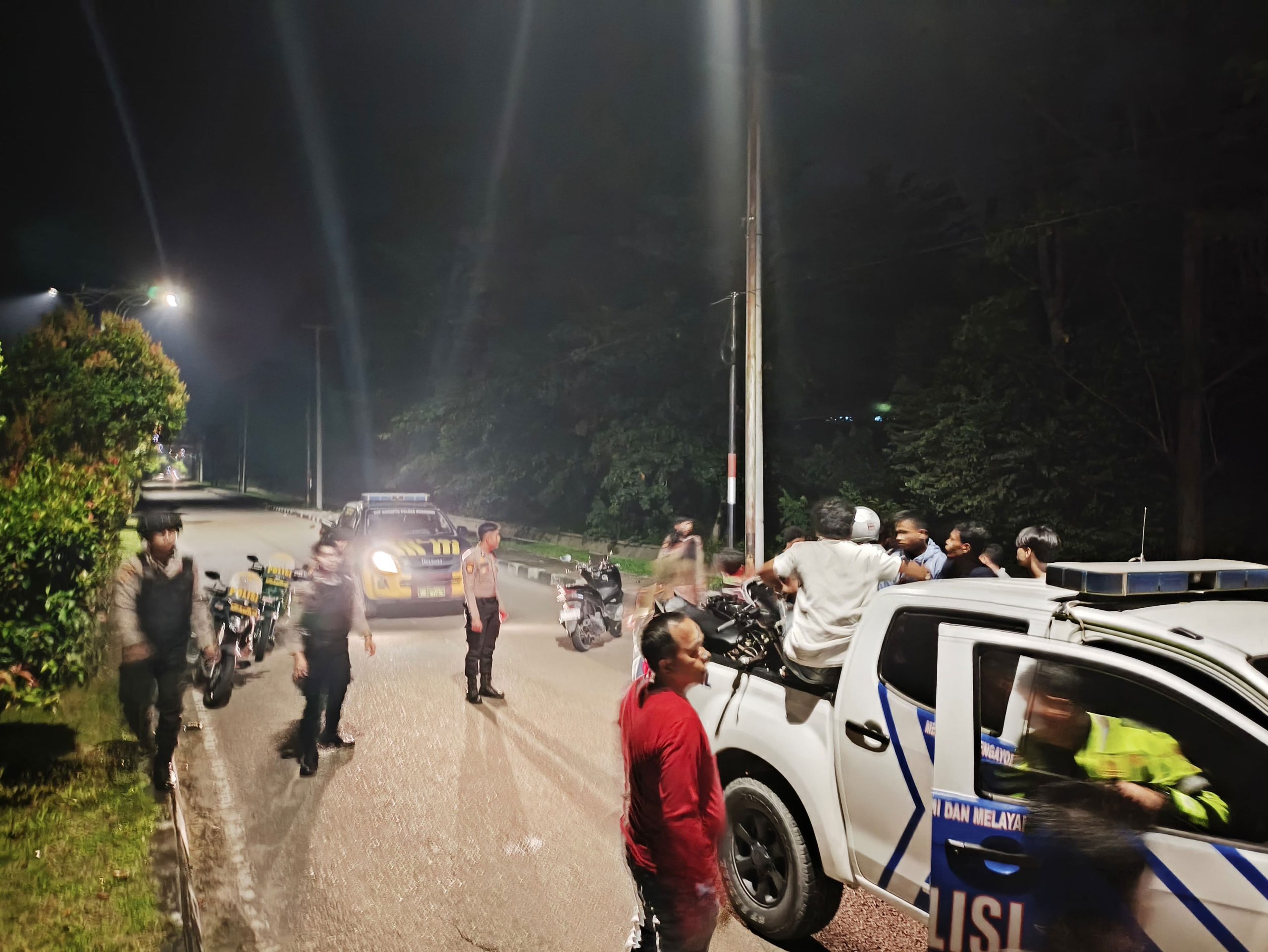 Wakapolres Kuansing Ditabrak Pembalap liar; Kondisi Sangat Mengkhawatirkan