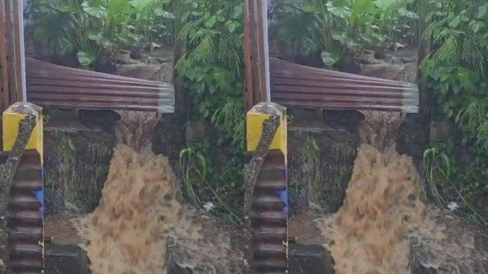 Aliran Air Terhambat, Warga Kelurahan Sasa Ternate Terendam Banjir
