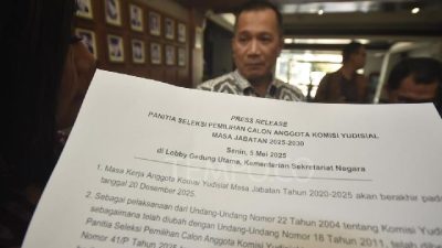 Tim Hukum Prabowo-Gibran dan Politikus Gerindra Tunjukkan Kualifikasi Sebagai Anggota Panitia Pemilihan Anggota KY