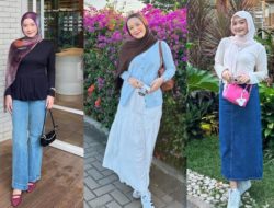 8 Kombinasi Outfit Kasual dan Hijab Pasmina Ala Alamanda Putri, Super Kece!