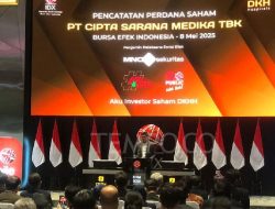 Hari Ini Cipta Sarana Media Go Public, Targetkan Pendapatan Rp 69 Miliar Hari Ini Cipta Sarana Media Go Public, Targetkan Pendapatan Rp 69 Miliar