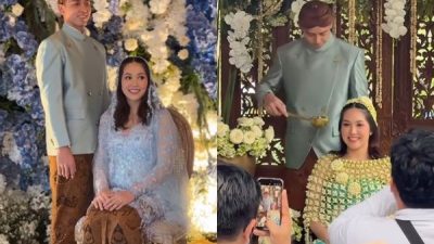 Potret Mitoni 7 Bulan Kehamilan Ribka Sugiarto, Rian Ardianto Dampingi