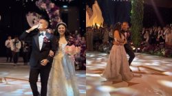 Gambaran Indahnya Upacara Pernikahan Cellos dan Natasha Putri yang Berdansa Secara Romantis