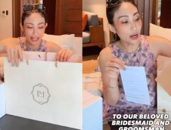 Isi Bingkisan Bridesmaids: Luna Maya dan Maxime, Ayu Dewi Unggah Kado Mewah dari skincare hingga Sepatu