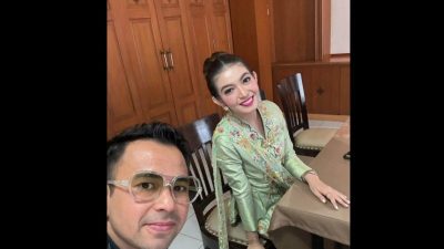 Gambaran Cantik Selvi Ananda dalam Kebaya Hijau, Tak Malu Mengambil Nasi untuk Raffi Ahmad dan Ayu Dewi