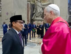 Bertemu Paus Leo XIV, Menko PM Gus Muhaimin Bicara Semangat Pelayanan, Bukan Dominasi