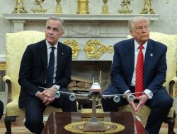 Trump touts free “Golden Dome” for Canada, as PM Carney pushes for closer ties with EU Trump touts free “Golden Dome” for Canada, as PM Carney pushes for closer ties with EU