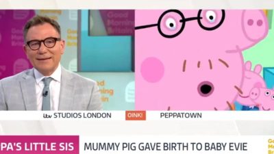 Daddy Pig ‘Breaks Down in Tears’ During Historic Live TV Interview