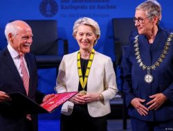 EU Update: von der Leyen Honored with Charlemagne Prize