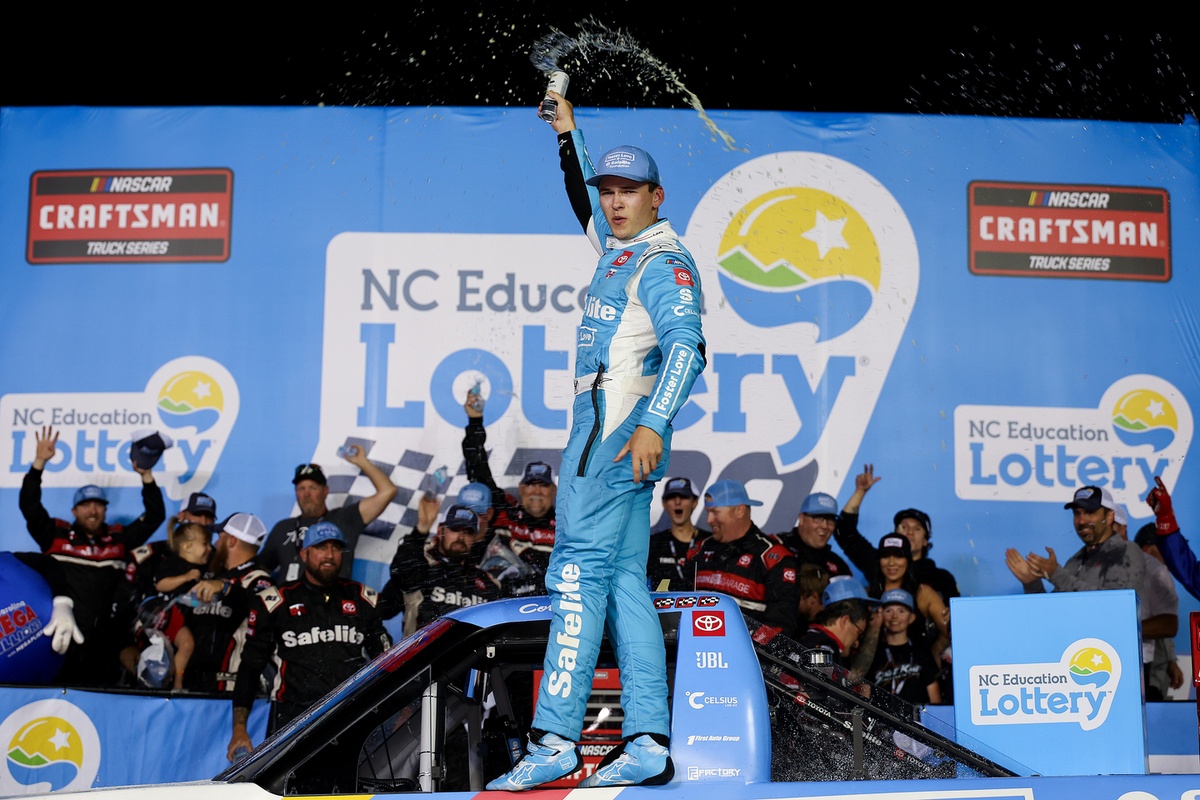 Corey Heim Reigns Supreme with Dominant Victory in NASCAR Truck Race at Charlotte