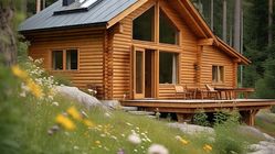 Desain Rumah Kayu Skandinavia Minimalis yang Harmonia dengan Alam