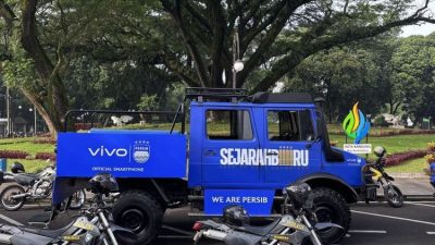 Persib Bandung Rancang Pawai Juara dengan 4 Unit Unimog Mewah