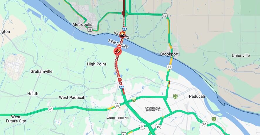 Eastbound I-24 Ohio River Bridge Reopens After Devastating 7-Vehicle Crash