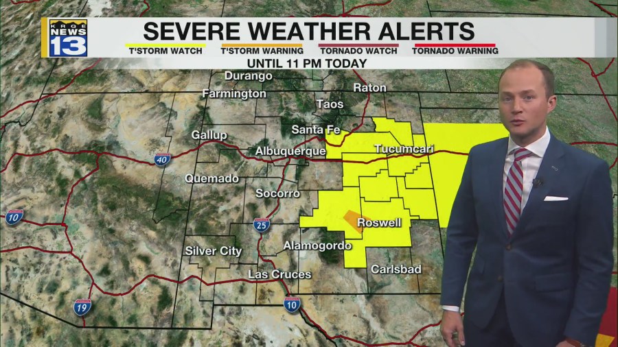 Storm Chances Persist Daily Across Parts of New Mexico This Week