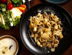 Resep Fettuccine dengan Jamur: Pasta Rumahan yang Sajian Premium Resep Fettuccine dengan Jamur: Pasta Rumahan yang Sajian Premium