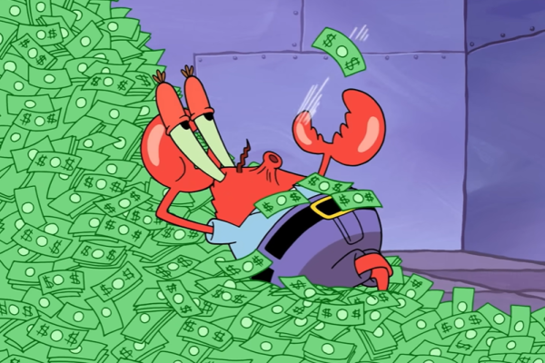 Mengungkap Kecintaan Tuan Krabs pada Uang: Rahasia Terbongkar!