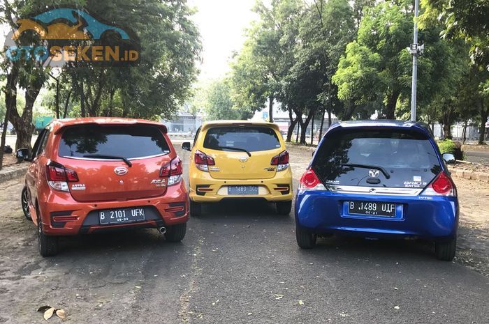 Beli Mobil LCGC Bekas? Bandingkan Brio, Agya, dan Ayla, Yang Paling Irit Mana?