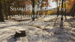 Joy Emerges from Sorrow