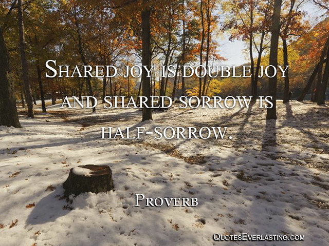 Joy Emerges from Sorrow
