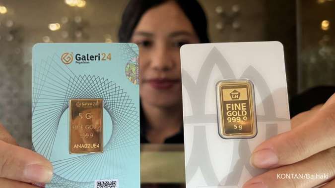 Update Harga Emas Terkini di Pegadaian: Antam, UBS, dan GALERI 24 (3/5)