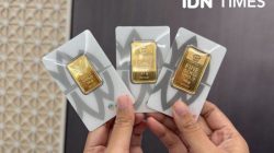 Harga Emas Antam Anjlok Rp12 Ribu per Gram, Pasar Alami Penurunan