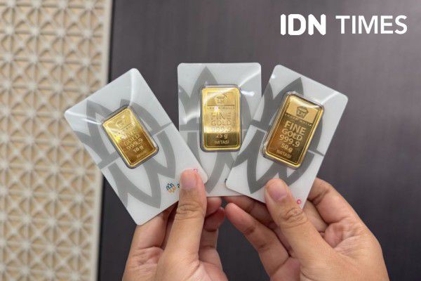 Harga Emas Antam Anjlok Rp12 Ribu per Gram, Pasar Alami Penurunan