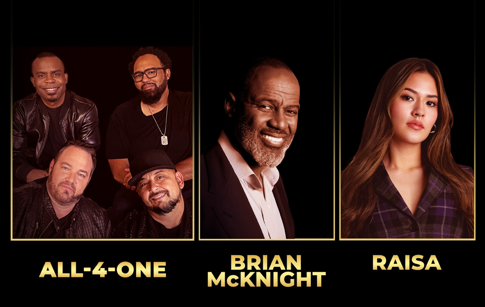 4 Artis Terkenal, All-4-One, Brian McKnight, dan Raisa, Berbagi Panggung Malam Ini di Indonesia