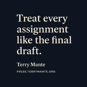 Insight Forge with Terry Mante: Finish Strong, Don’t Pass the Buck