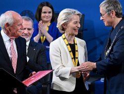 Ursula von der Leyen Honored with Charlemagne Prize for Advancing European Unity