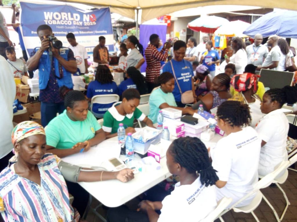 FDA Launches Health Screening and Anti-Tobacco Drive at Ho Market