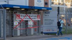 Cologne: Ford Workers in Germany Stage First-Ever Strike