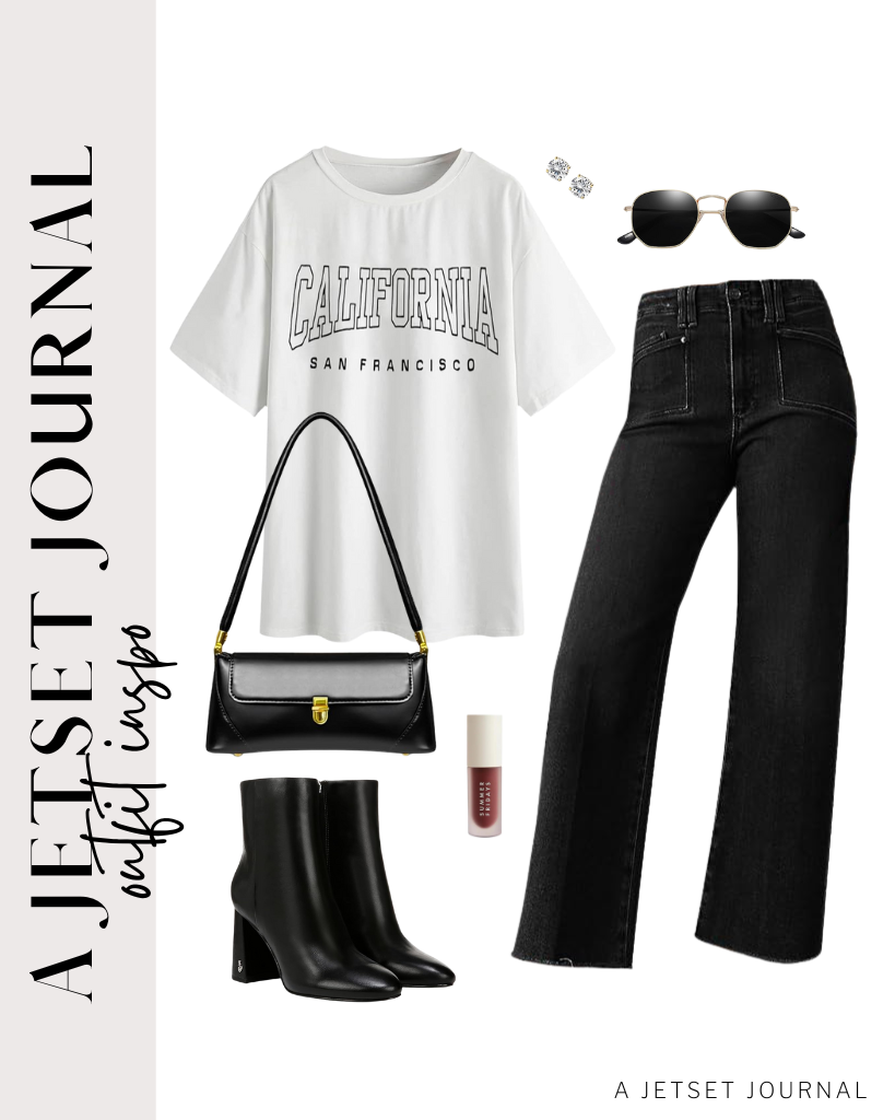 Gorgeous Graphic Tees & Black Denim: The Perfect Weekend Combo