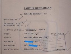 Apakah Perlu Faktur untuk Balik Nama Mobil Bekas? Ini Jawaban Polisi