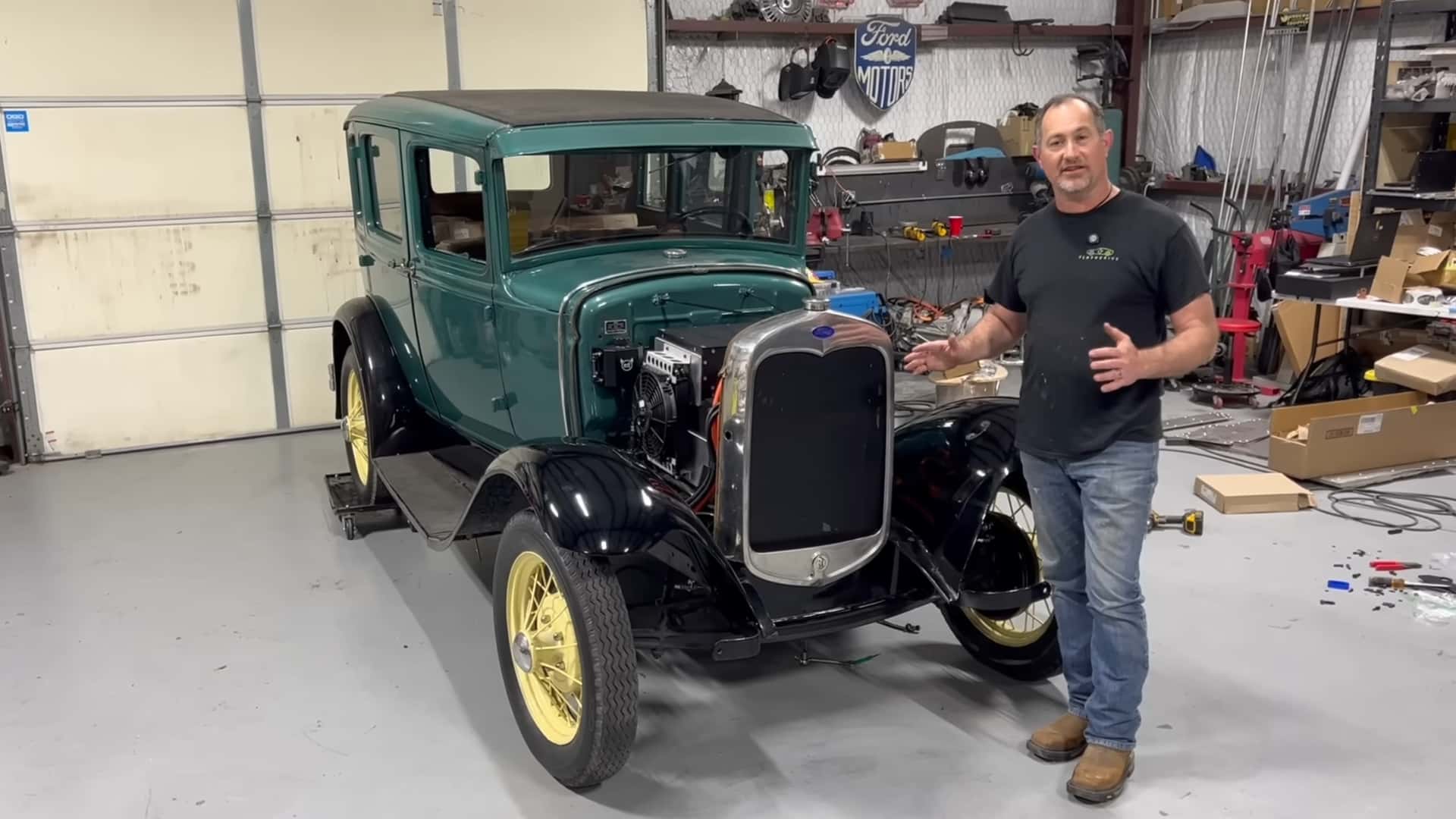 Surprisingly Simple: Converting This Ford Model A to an Electric Vehicle