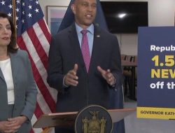 Governor Hochul and Rep. Jeffries Blast Medicaid Cuts in President Trump’s Tax Bill Governor Hochul and Rep. Jeffries Blast Medicaid Cuts in President Trump’s Tax Bill