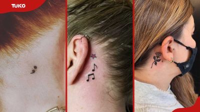 25+ Subtle Behind-the-Ear Tattoos With Deep Meanings