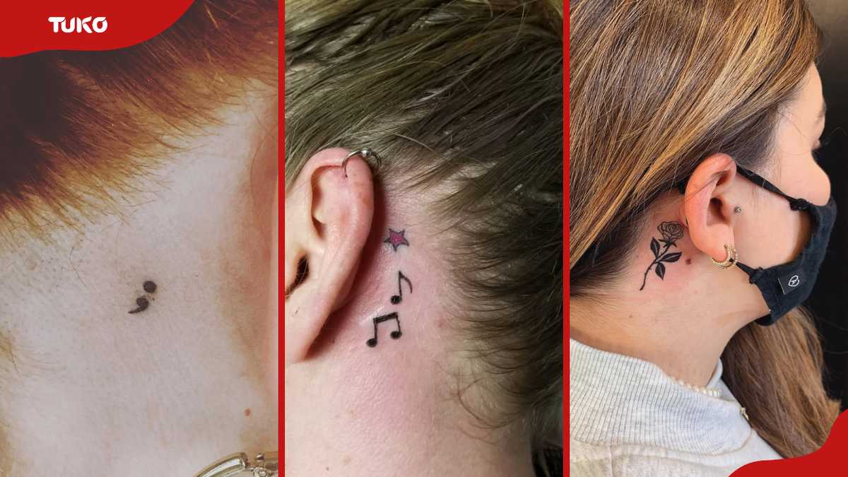 25+ Subtle Behind-the-Ear Tattoos With Deep Meanings
