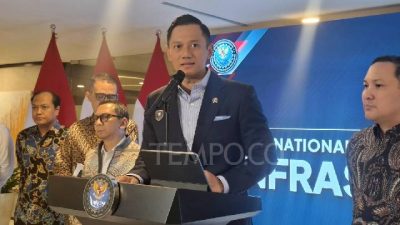 AHY Ungkap Lima Fokus Proyek Infrastruktur ICI 2025