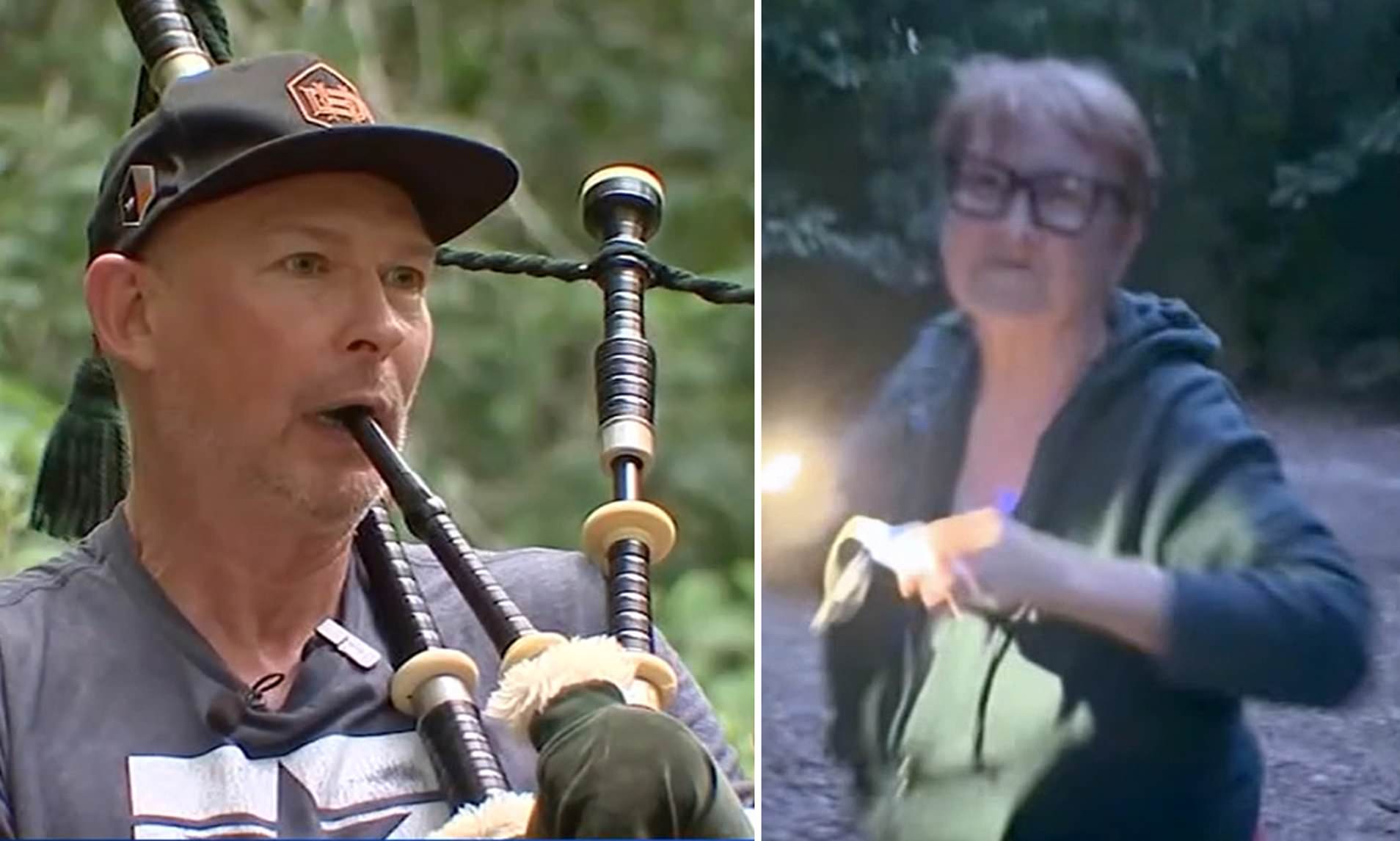 Scottish Musician’s Wife Attacked by ‘Bagpipe Karen’ in Explosive Texas Park Incident